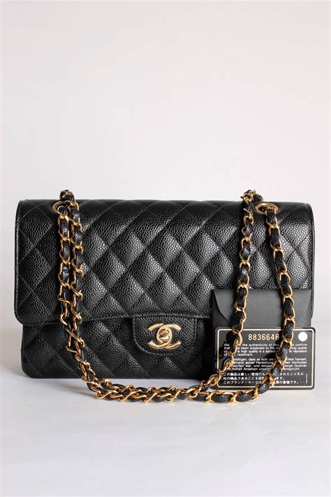 chanel 2.55 caviar medium flap bag|CHANEL Pre.